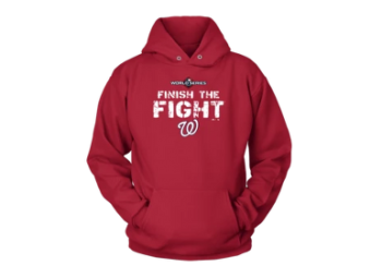 Finish The Fight Washington Nationals World Series Sweatshirt